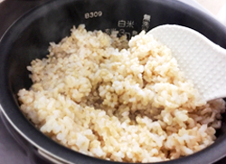 和らぎ農法米｜玄米の炊きかた